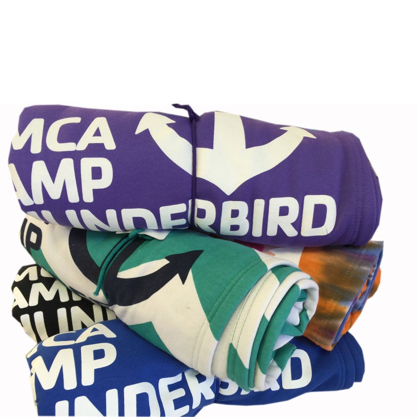 ProWeave Sweatshirt Blanket YMCA Camp Thunderbird